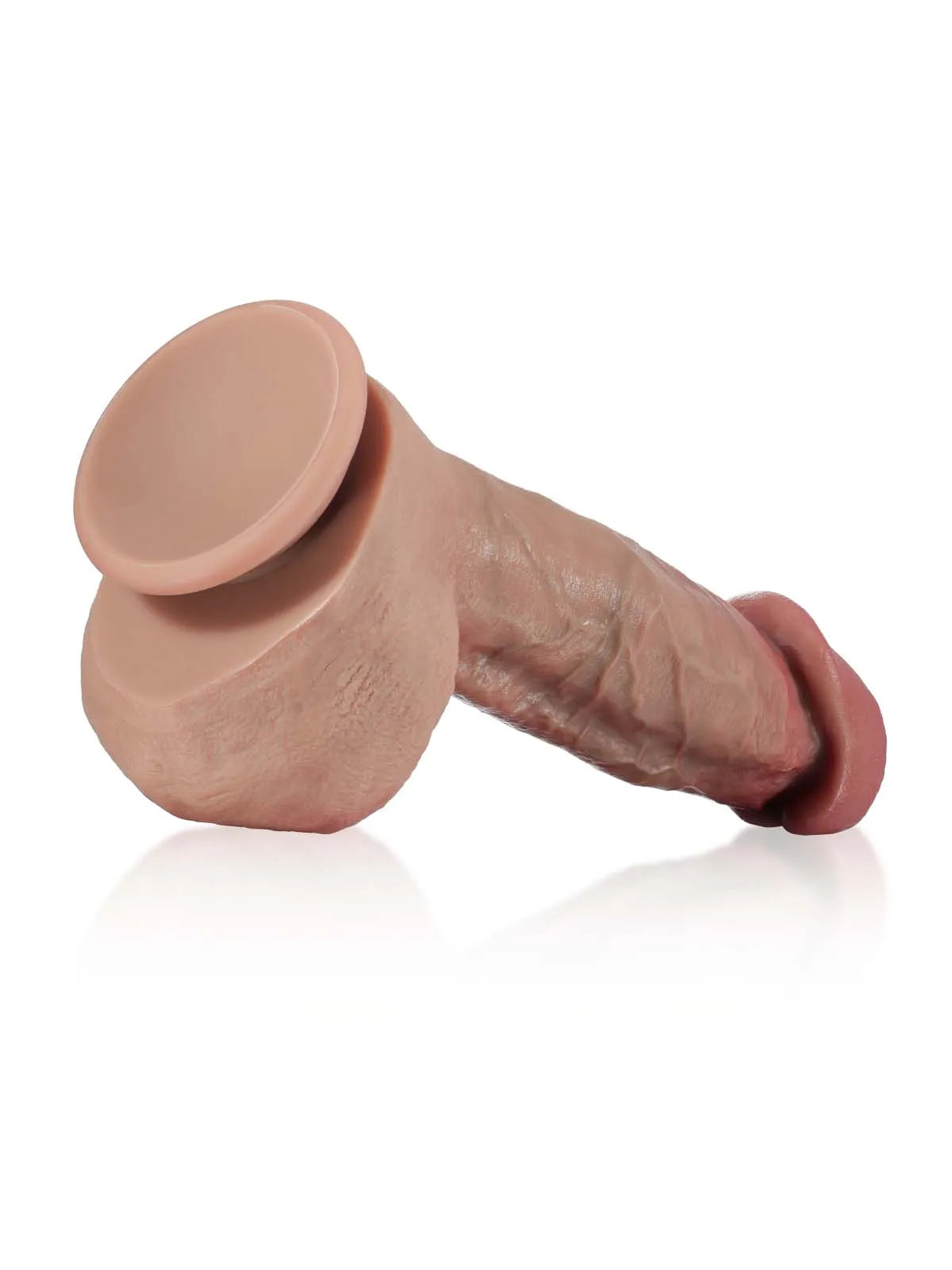 Ettore – Dildo realistico morbido con glande gonfio e testicoli mobili 23 cm