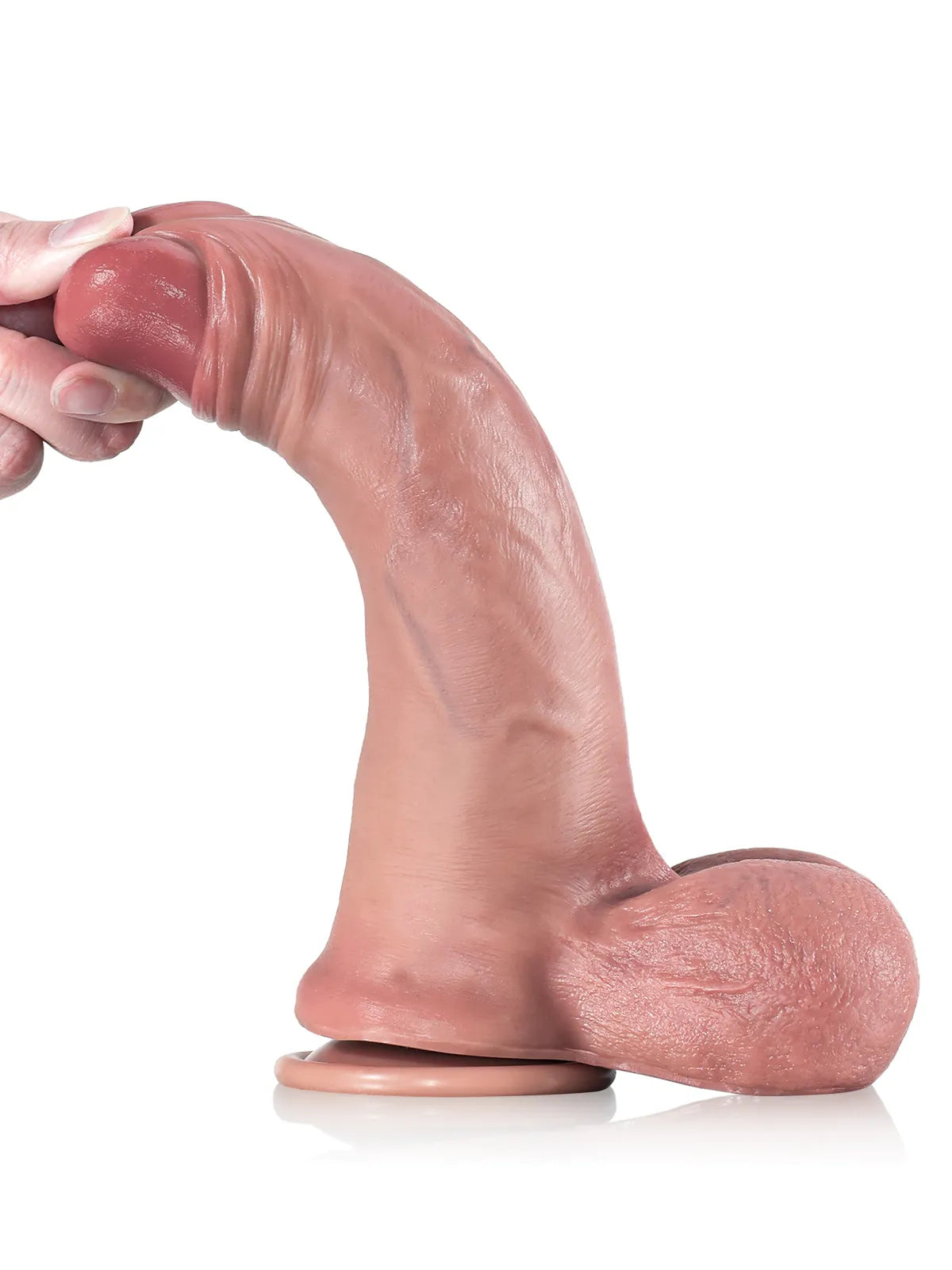 Ottavio – Dildo realistico con effetto pelle scorrevole e testicoli mobili 23,5 cm