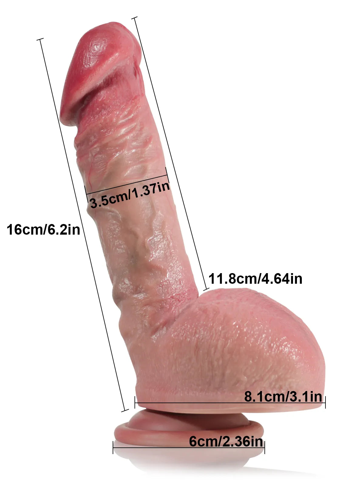 Gabriele – Dildo realistico piccolo e sottile per principianti 16 cm