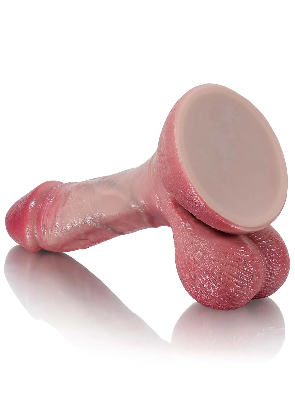 Giuseppe – Dildo realistico piccolo e morbido con testicoli oscillanti 15,8 cm